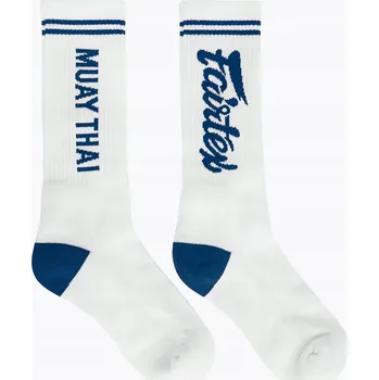 Dámské ponožky Ponožky fairtex Muay Thai velikost 42/43 EU BÍLÁ/MODRÁ