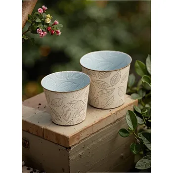 Květináč Sinsay - Kovové květináče 2 ks - béžová - 925FQ-08X - 925FQ-08X-ONE