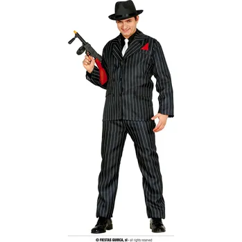 Karnevalový kostým Guirca Gangster pánský kostým Velikost: 48 – 50 (M)