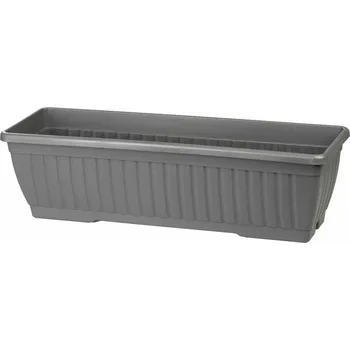 Květináč Strend Pro květináč, barva šedá, 60x19,6x17 cm