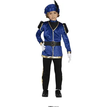 Karnevalový kostým Guirma Páže modrý dětský kostým Velikost: 10-12 let