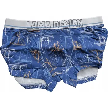 Boxerky LAMA Pánské boxerky MODRÉ vel. XL