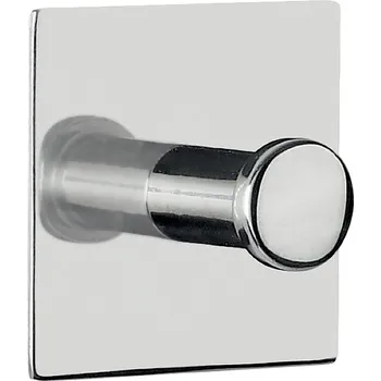 SPIRELLA Spirella hranatý háček na ručníky PUNT-Square, lesklá nerez ocel, samolepící, 45 x 45 mm, 10.13985