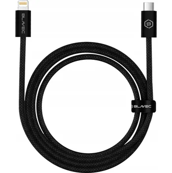 Datový kabel Kabel Blavec USB-C - Apple Lightning 1 m černý
