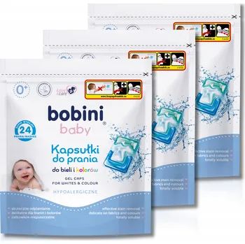 Kapsle na praní Bobini Kapsle na praní pro děti, hypoalergenní, 72 ks