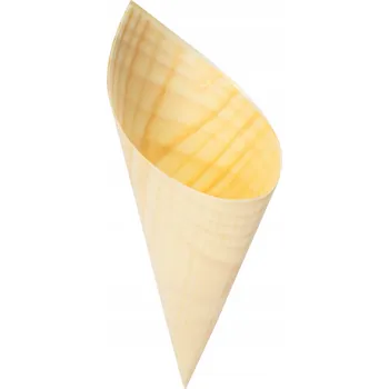 Obraz Verlo Dřevěné kornoutky na finger food 12x17cm 50 ks