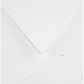 Obálka Eko obálky čtvercové Flora Anice bílé - 25 Ks.