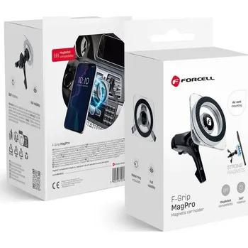 Magnetický držák do auta Forcell F-Grip Mag Pro s MagSafe černý