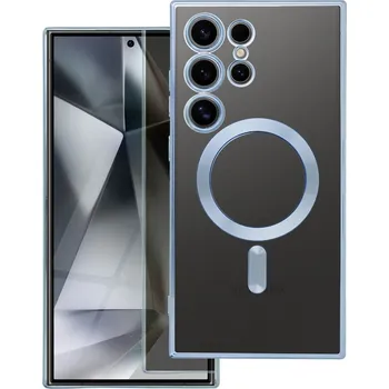 Náhradní kryt pro mobilní telefon Kryt Cover Electro Mag Cover s MagSafe Samsung Galaxy S25 Edge Blue