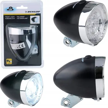 Cyklosvítilna Přední světlo na kolo Dunlop, bílé LED světlo
