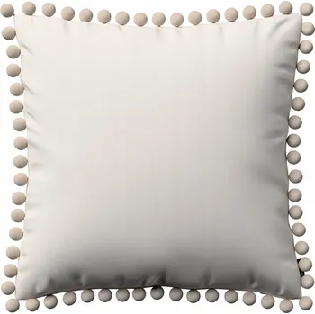 Polštář Dekoria Povlak na polštář Wera, krémově bílý