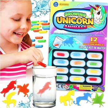 Hračka pro nejmenší Magické Rostoucí Kapsle s vodními zvířátky Do Koupele 60 Kusů