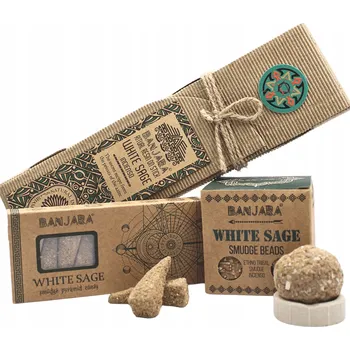 Vonná tyčinka Vonné tyčinky Happy Mind Přírodní vonné tyčinky Bílá Šalvěj Sada