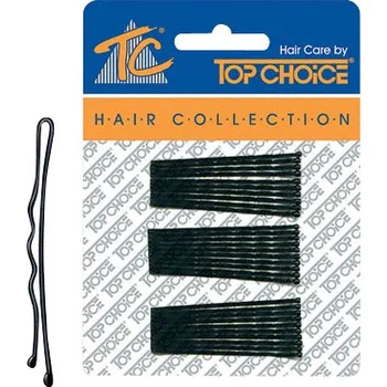 TOP CHOICE černé vlásenky vel. S 30 ks 3004