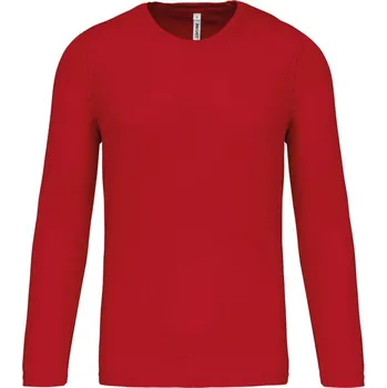 Pánské tričko ProAct Pánské sportovní triko s dlouhým rukávem PA443 Barva: Červená, Velikost: XXL