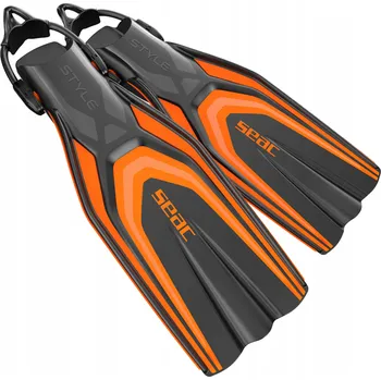 Ploutve Ploutve s bungee páskem SEAC STYLE S, oranžové, velikost L/XL (45-47)