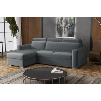 Sedací souprava Falco Sedací souprava Petrit levá Paros tmavě šedá