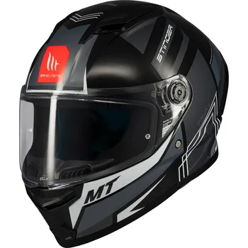 Helma na motorku MT Helmets Integrální helma na motorku MT Stinger 2 Tron černo-šedá XL