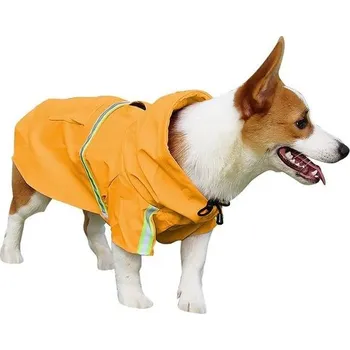 tréninková pomůcka pro psa Uktunu Psí pláštěnka, nepromokavá psí bunda, ultralehká prodyšná pláštěnka pro psy s kapucí a