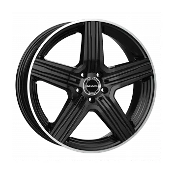 Alu kolo Alu disk MAK LEWIS 9x19, 5x112, 66.6, ET50 GLOSS BLACK MIRROR RING