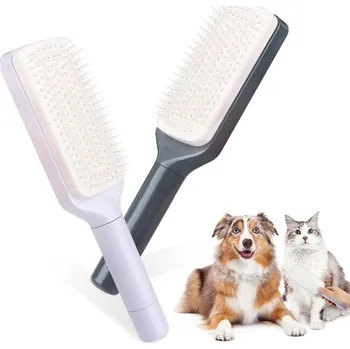 Sada 2 kartáčů pro psy a kočky, kartáče pro domácí mazlíčky, kartáč na odstraňování chlupů pro