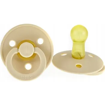 dudlíky Kulatý gumový Dudlík Bibs 6 měsíců +