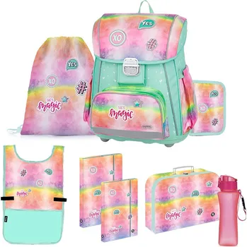 Školní batoh Oxybag Školní set 8ks PREMIUM Magic sada batoh, penál, sáček a doplňky 0-59725/08