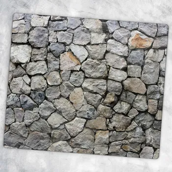 Kuchyňské prkénko Tvrzené Skleněné Kuchyňské Prkénko s Dekorativním Grafickým Potiskem Kamenná Podlaha 60x52