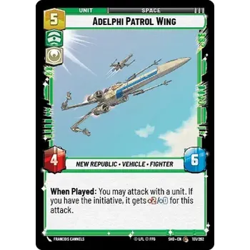 Karetní hra Adelphi Patrol Wing 101/262 - Shadows of the Galaxy Typ karty: Foil