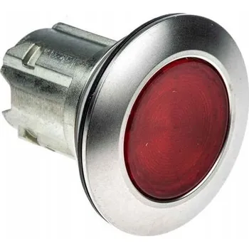 Ovládací prvek tlačítka Siemens 3SU1061-0JD20-0AA0 s podsvícením, bez aretace, kovový, červený