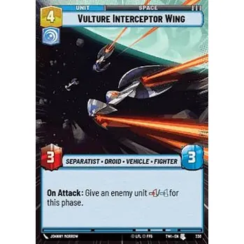 Karetní hra Vulture Interceptor Wing 336 - Jump to Lightspeed: Extras Typ karty: Standard