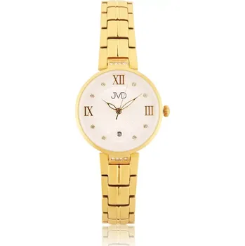 Hodinky JVD Dámské luxusní zlacené titanové hodinky JVD J5032.2