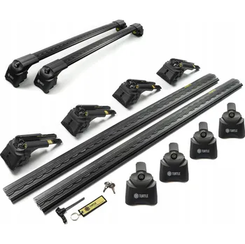 Příčník na automobil Střešní nosič Turtle Air 2 na podélné nosiče pro Ford Kuga III CX482 2020+ stříbrný