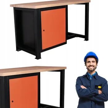 Dílenský stůl Dílenský stůl P-1410 DO DÍLNY / GARÁŽE - PRACOVNÍ STŮL SE SKŘÍŇKOU