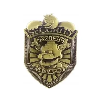 Přívěsek PŘÍVĚSEK, BROŽ, PIN, NÁHRDELNÍK, PŘÍVĚSEK - ODZNAK NOČNÍHO HLÍDAČE FNAF