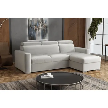 Sedací souprava Falco Sedací souprava Petrit pravá Paros světle šedá