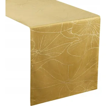 ubrus Běžec na stůl odstíny žluté 180 x 35 cm