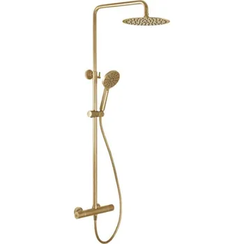 Sprchový set BATH DELUXE 31-120-05-70-00 - Sprchová sada s term baterií DRAGOR kartáč. mosaz