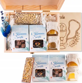 PODĚKOVÁNÍ za SVATÉ PŘIJÍMÁNÍ pro kmotry a prarodiče dárek gravírovaná krabička