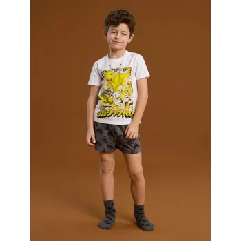 Chlapecké spodní prádlo Sinsay - Dvoudílná pyžamová souprava Jurassic Park - bílá - 017DP-00X - 017DP-00X-98