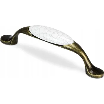 Nábytkové kování Nábytková úchytka klasická zlatá matná 12,6 x 2 x 3,4 cm