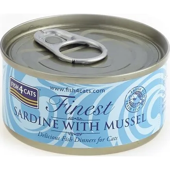 Krmivo pro kočku Fish4Cats - Sardinka s mušlí slávkou zelenoústou - Krmivo pro kočky 70g