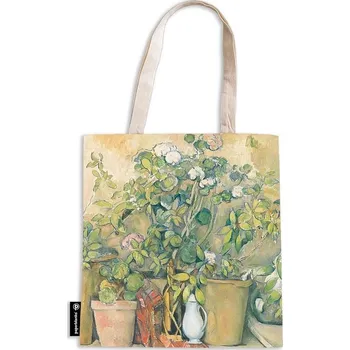 Městský batoh Plátěná taška Cézannovy terakotové květináče a květiny