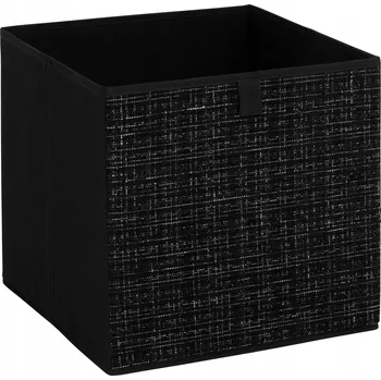 Úložný box Úložný box Tweed 31 x 31 cm černý