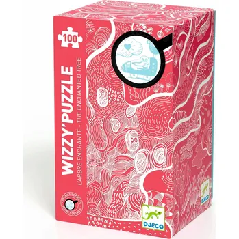 Puzzle Wizzy Začarovaný strom s lupou 100 dílků Djeco