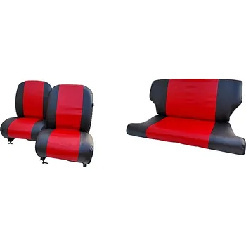 Potah sedadla Potah na sedadla Kegel-Błażusiak černý ekokůže pro Fiat 126p