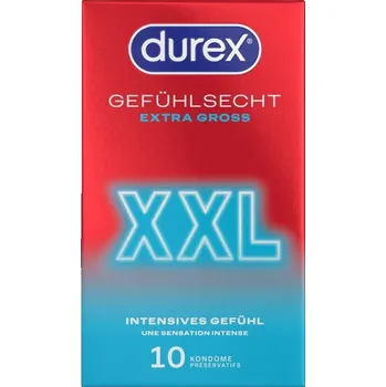 Kondom Durex Gefühlsecht Extra Groß10,
