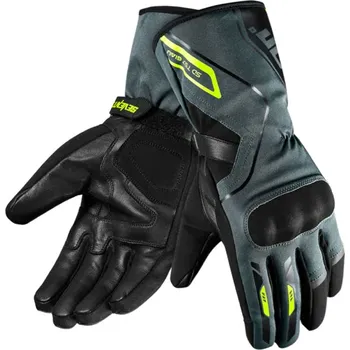 Moto rukavice SEVENTY DEGREES Rukavice na motorku Seventy Degrees SD-T57 Giau černo-šedo-fluo žluté S