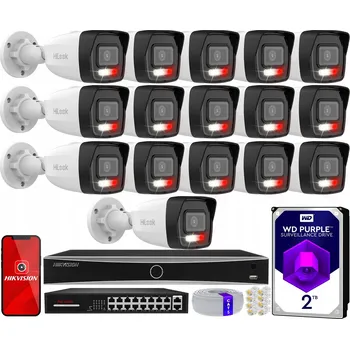 IP kamera Sada IP monitoringu 16 kamer 8Mpx IPC-B180HA-LU + NVR Hikvision Disk 2TB