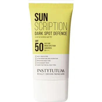 Přípravek na opalování INSTYTUTUM Tónovací SPF50 krém proti pigmentaci a stárnutí Sunscription Dark Spot Defence SPF50